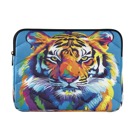 Laptop Inner Case 13.4x10.2In Laptop Case Is Suitable For 13-14In Laptop For Work Travel Outdoors Rainbow Tiger