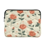 Laptop Inner Case 13.4x10.2In Laptop Case Is Suitable For 13-14In Laptop For Work Travel Outdoors Rose Flower