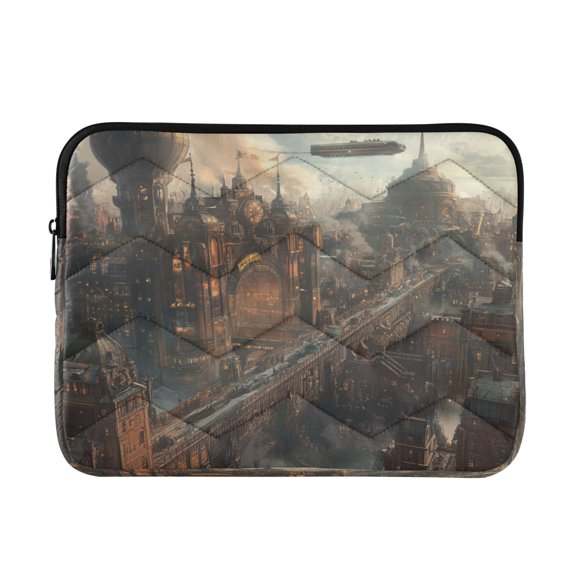 Laptop Inner Case 13.4x10.2In Laptop Case Is Suitable For 13-14In Laptop For Work Travel Outdoors Steampunk House