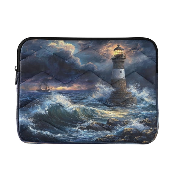 Laptop Inner Case 13.4x10.2In Laptop Case Is Suitable For 13-14In Laptop For Work Travel Outdoors Storm Wave