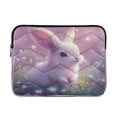 thumbnail image 1 of Laptop Inner Case 13.4x10.2In Laptop Case Is Suitable For 13-14In Laptop For Work Travel Outdoors Super Cool Purple Rabbit, 1 of 7