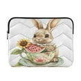 thumbnail image 1 of Laptop Inner Case 13.4x10.2In Laptop Case Is Suitable For 13-14In Laptop For Work Travel Outdoors Teacup Cute Bunny, 1 of 7