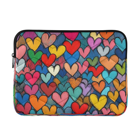 Laptop Inner Case 13.4x10.2In Laptop Case Is Suitable For 13-14In Laptop For Work Travel Outdoors Valentine's Day Heart