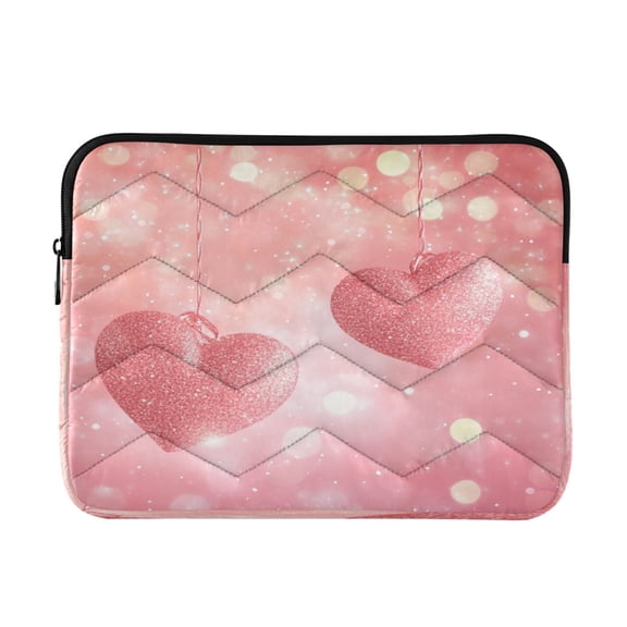 Laptop Inner Case 13.4x10.2In Laptop Case Is Suitable For 13-14In Laptop For Work Travel Outdoors Valentine's Day Pink Hearts