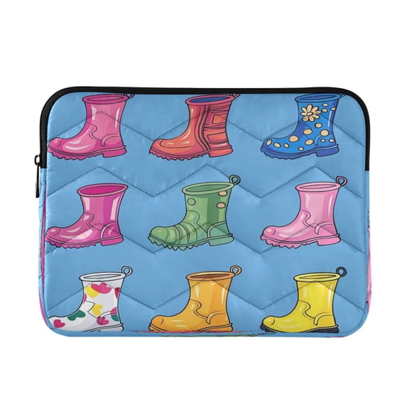 Laptop Inner Case 13.4x10.2In Laptop Case Is Suitable For 13-14In Laptop For Work Travel Outdoors Various Cartoon Cute Rain Boots