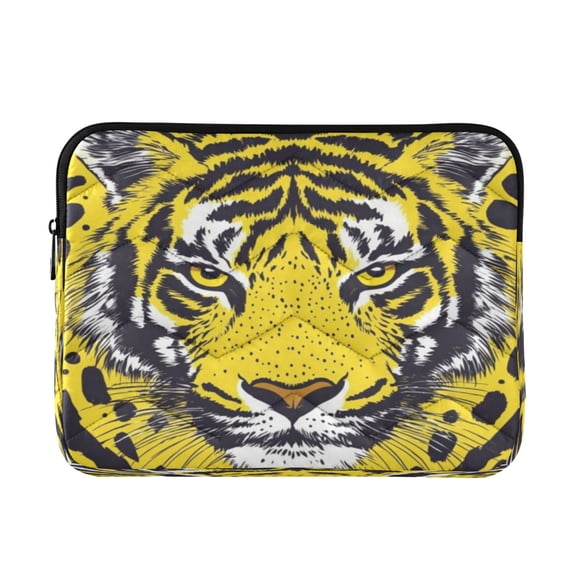Laptop Inner Case 13.4x10.2In Laptop Case Is Suitable For 13-14In Laptop For Work Travel Outdoors Yellow Eyed Tiger