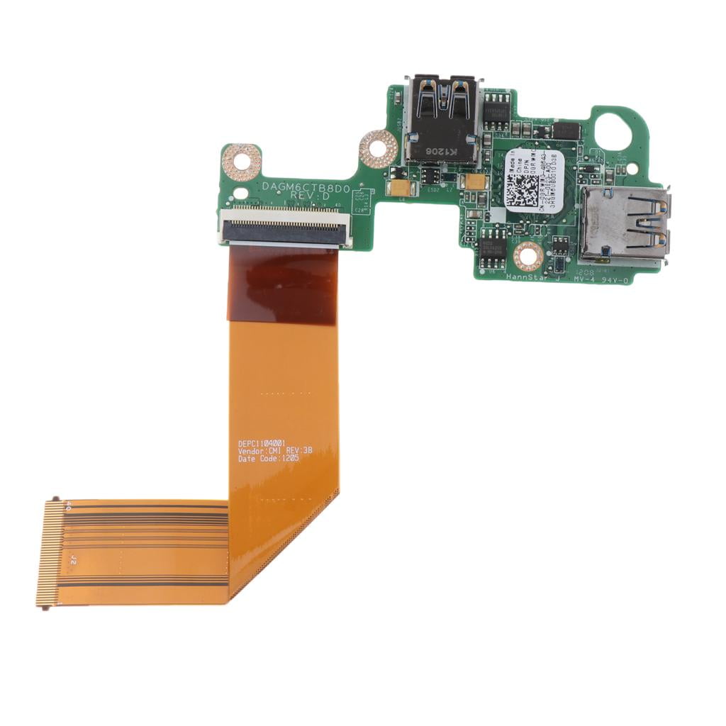 Laptop Internal USB 3.0 Board With Flex Cable Ribbon Unit For XPS 15 ...
