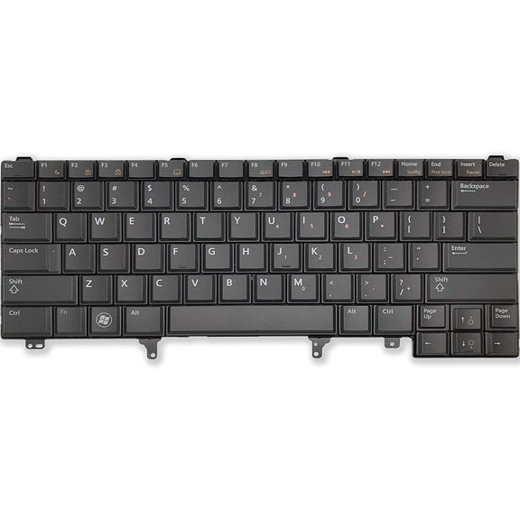 Laptop Keyboard for Dell Latitude E5420 E5420M E5430 E6220 E6230 E6320 E6330 E6420 E6440 E6430 PN:FWVVF 0FWVVF NSK-DVAUF 5501ND00-035-G US Layout Black Color NO Pointer NO Backlit
