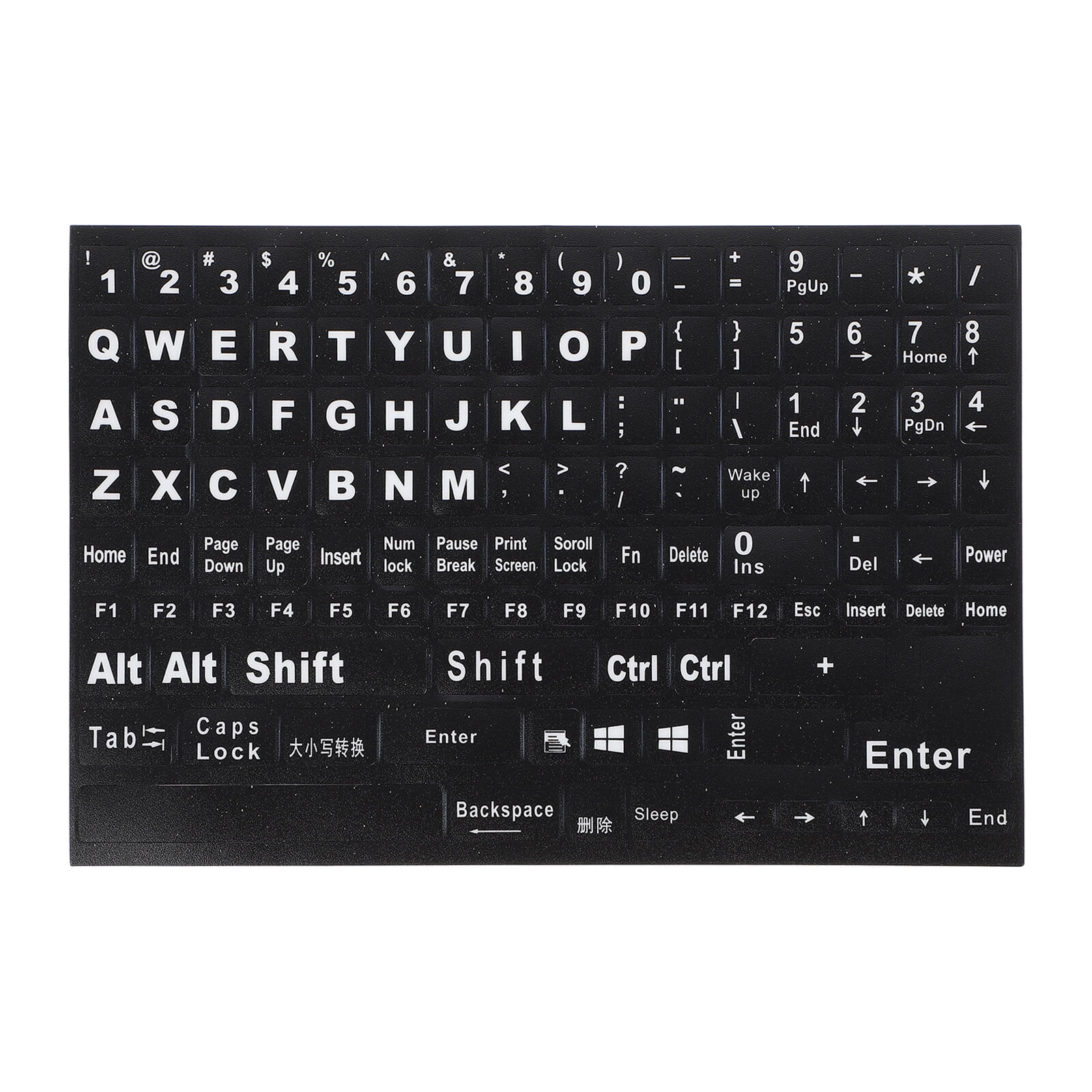 Laptop Keyboard Stickers, 1 Sheet Keyboard Sticker Universal English ...