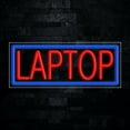 thumbnail image 1 of Laptop-LED Neon Sign 30"L x 12"H #30488, 1 of 3