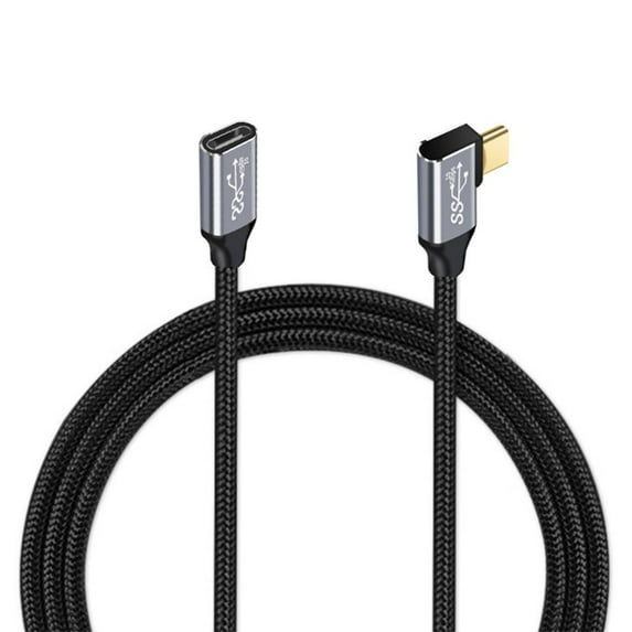 Laptop Male to Female 10Gbps PD 100W USB 3.1 Gen 2 Fast Charging Extension Cable Type C Cable 2M