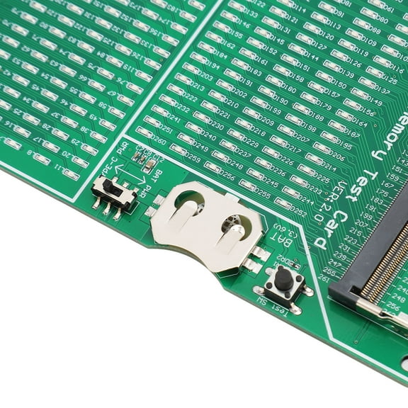 Laptop Memory Tester, DDR4 DDR5 Compatible, LED Fault Indicator USB Powered Diagnostic Card