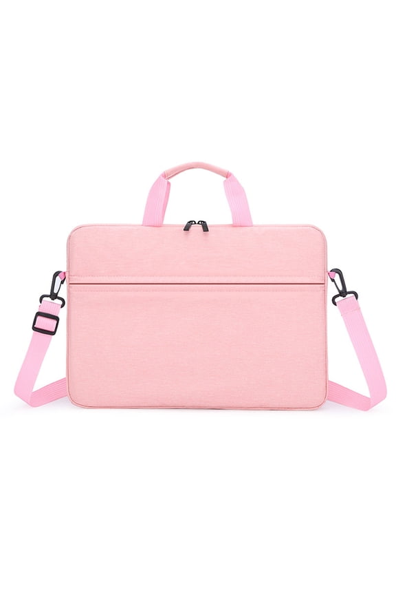 Laptop Messenger Shoulder Bag,Water Repellent Fabric,360° Shockproof Protection,Adjustable Padded Strap,Trolley Belt,Multi Zipper Pockets,Portable Handle Business Travel Computer Bag
