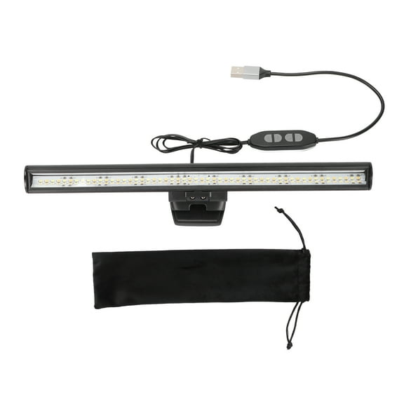 Laptop Monitor Light Bar 3 Levels Color Temperature 10 Level Brightness Adjustment USB Powered Laptop Screen Light Bar