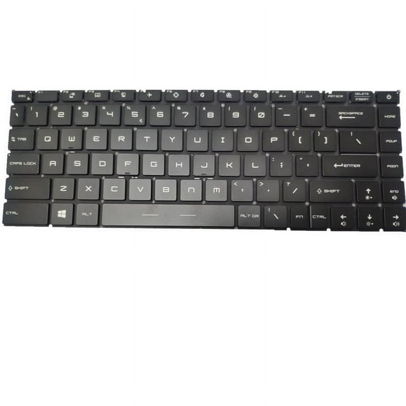 Laptop No Backlit Paper Keyboard For MSI GS66 Stealth 10SD 10SE 10SF 10SFS 10SGS MS-16V1 English US Without Frame