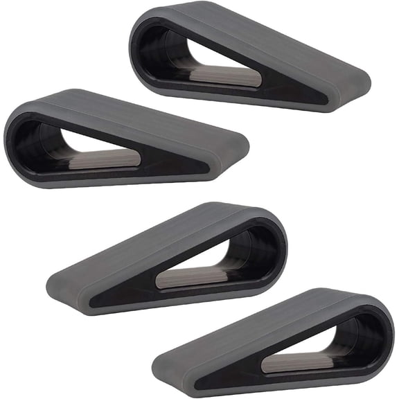 Laptop Notebook Holder, Universal 4-Pack Anti-Slip Durable Silicone Tilting Wedge Riser for Desk, Ultra Compact Portable Ventilated Stand and Elevated Feet for Tablet Keyboard