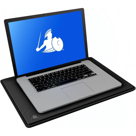 Laptop Pad for EMF Protection DefenderPad Blocker That Protects from Heat, Battery & Wireless RF Emissions Durable, Non-Slip Design Laptops Up to 17 Black