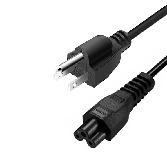 Laptop Power Cable Cord 3Pin Prong Connector PVC Insulated Cable for Laptop Notebook Charging Adapter 1.2m 4ft