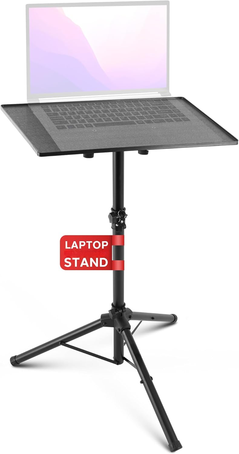 Laptop, Projector Stand- Computer Mount Holder, Height Adjustable, 27.55” to 47.24”