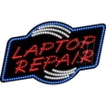 thumbnail image 1 of Laptop Repair Animated LED Sign, 18 x 30 x 1 in., 1 of 1