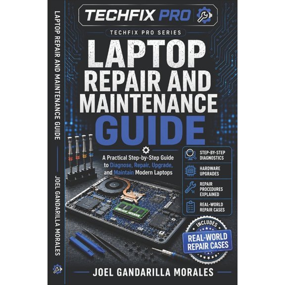 Techfix Pro Laptop Repair and Maintenance Guide: A Practical Step-by-Step Guide to Diagnose, Repair, Upgrade, and Maintain Modern La, (Paperback)