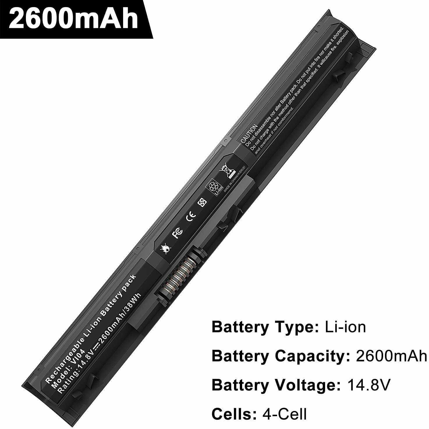 HP VI04 V104 Akku 2200mAh Für ProBook 450 G2 455 G2 Pavilion Envy Serie