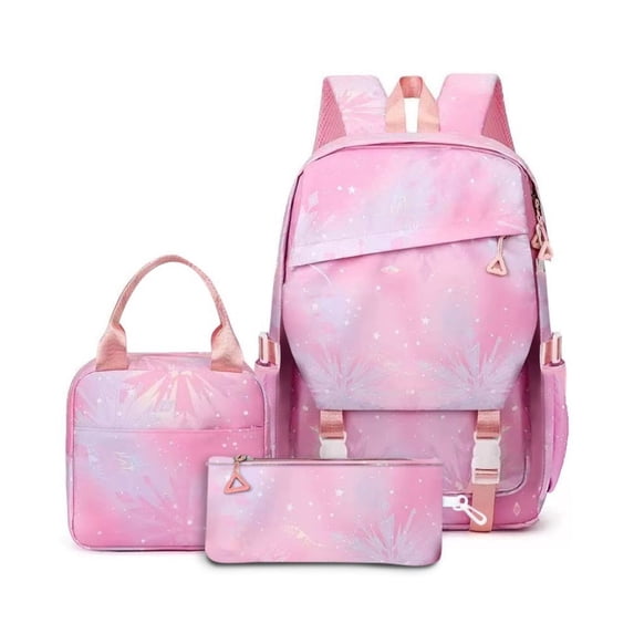 Laptop School Bag Backpack,Fashion Lightweight Travel Shoulder Bookbags,Primary School Season Gift 3 PCS