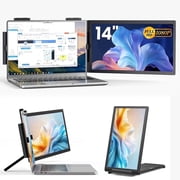Laptop Screen Extender, 14" 1080P IPS Portable Monitor for 14"-16.5" Laptops