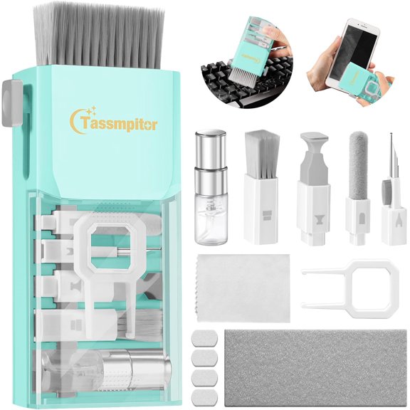 Laptop Screen Keyboard Cleaner Kit, All in 1 Electronics Cleaning Tool for MacBook iPad iPhone Pro Cell Phone, Brush Tablet, Computer, PC Monitor,TV Camera Lens with Patent