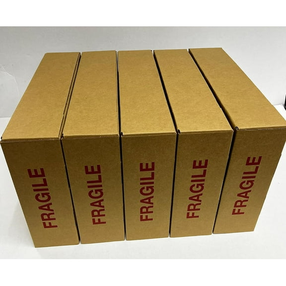 Laptop Shipping Box - Laptop Shipping Box with Foam End Caps, Fits most laptop sizes, Made in USA, 5 Pack
