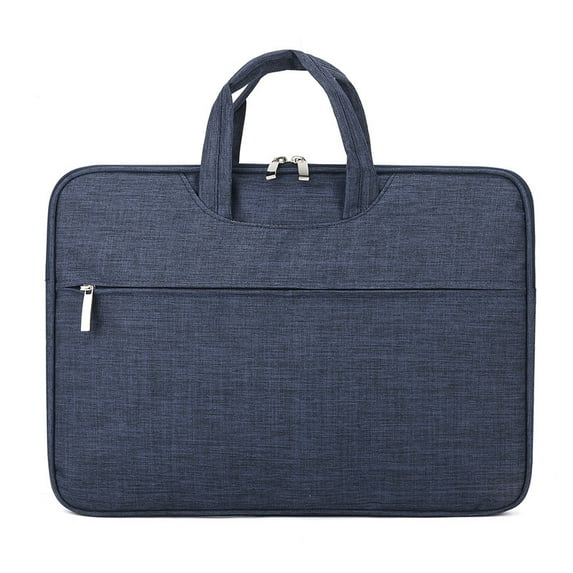 Laptop Shoulder Bag for MacBook Air 13 inch 2022 2021 2020 A2337 M1 A2179 Waterproof Notebook Carrying Case for Business School (Bag C Dark Blue,15 inch(37x26x3))
