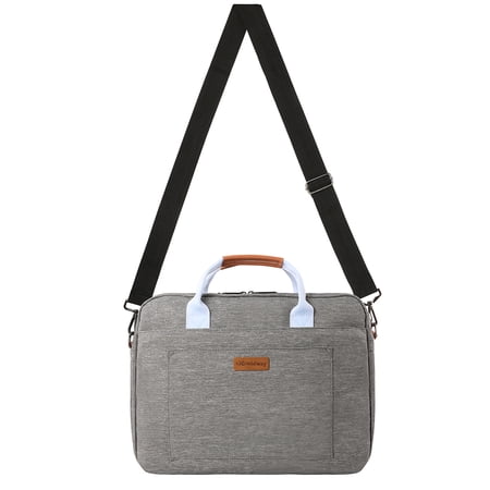 Laptop Shoulder Bag Messenger Bag Slim Briefcase 15 15.6 Inch for MacBook Pro 16, MacBook Pro 15, Surface Laptop 15, Notebook Carrying Case