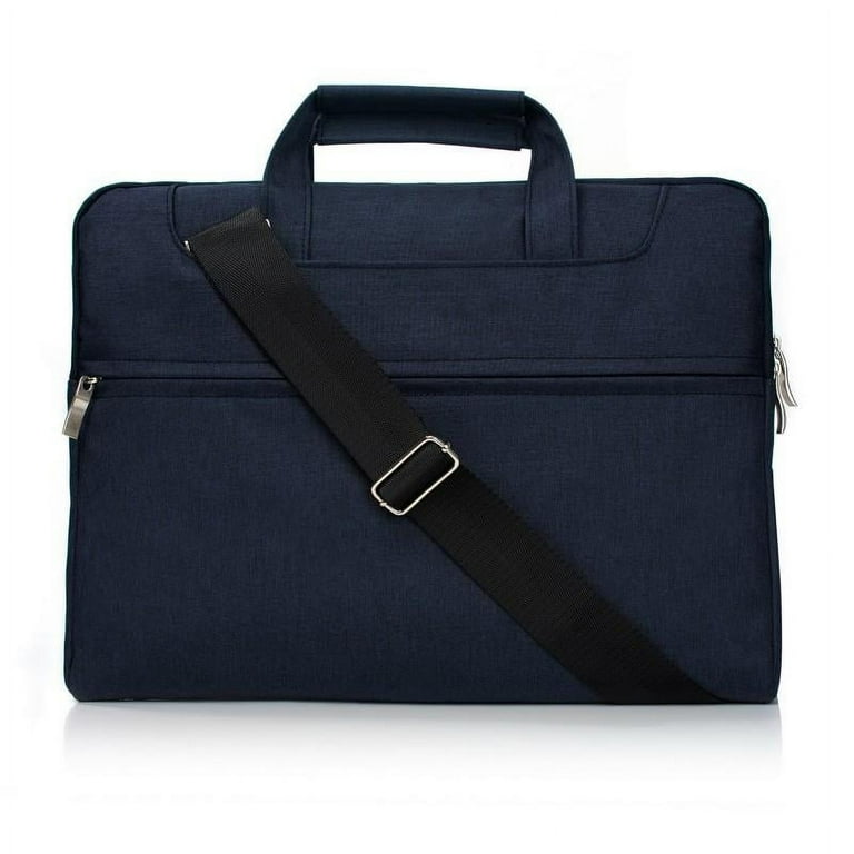 Keimprove Laptop Shoulder Bag Notebook Computer Bag Compatible with 13 13.3 inch MacBook Air MacBook Pro Laptop Bag with Polyester Sleeve with Back Trolley
