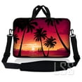 thumbnail image 1 of Laptop Skin Shop 8-10.2 inch Neoprene Laptop Sleeve Bag Carrying Case with Handle and Adjustable Shoulder Strap - Hawaiian Paradise Palm Tree, 1 of 1