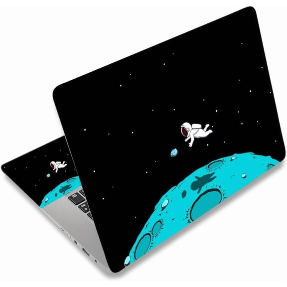 Laptop Skin Sticker Decal, 12" 13" 13.3" 14" 15" 15.4" 15.6" Laptop Vinyl Sticker Skin Cover Art Protector Notebook PC (2 Wrist Pad Skins Included), Decorative Waterproof Removable, Space Alien 2025
