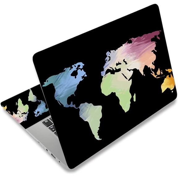 Laptop Skin Sticker Decal,12" 13" 13.3" 14" 15" 15.4" 15.6 inch Laptop Vinyl Skin Sticker Cover Art Protector Notebook PC (Free 2 Wrist Pad Included), Decorative Waterproof Removable, Art Trees