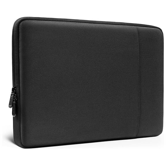 Laptop Sleeve 13.3 Inch Laptop Bag Compatible with MacBook Pro M5 Pro, Water Resistant Shockproof Laptop Sleeve Bag with Accessories Compartment, Black