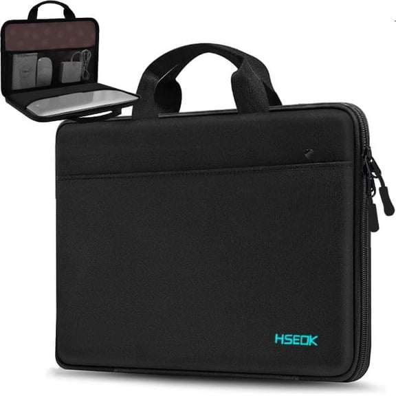 Laptop Sleeve 13-14 Inch Case Briefcase Compatible with MacBook Pro 14 inch M4/M3/M2/M1 All Model of 13.3 Mac Air/Pro, XPS 13 14, Most Popular 13"-14" Notebooks,B04K01