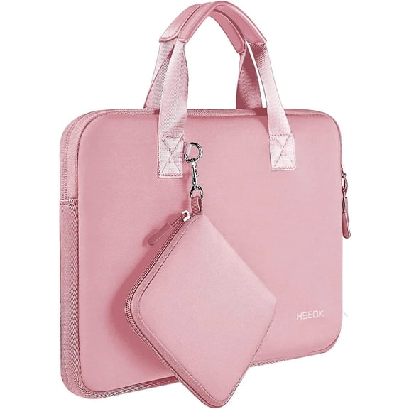 Laptop Sleeve 13.3-14 inch Case with Small Pouch, Neoprene Computer Bag Compatible with MacBook Neo/Pro 14 M5/M4/M3/M2/M1, Mac Air/Pro 13.3, XPS 14 and Most 13-14 inch Notebooks,P02K01