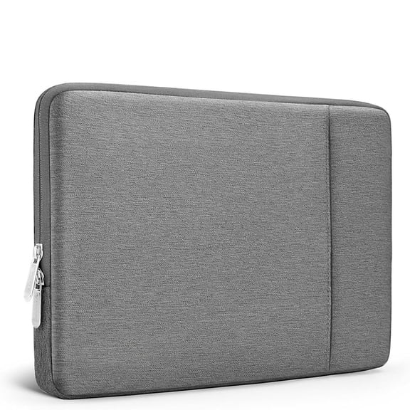 Laptop Sleeve 13.3 Inch Laptop Bag Compatible with MacBook Pro M5 Pro, Water Resistant Shockproof Laptop Sleeve Bag with Accessories Compartment, Grey