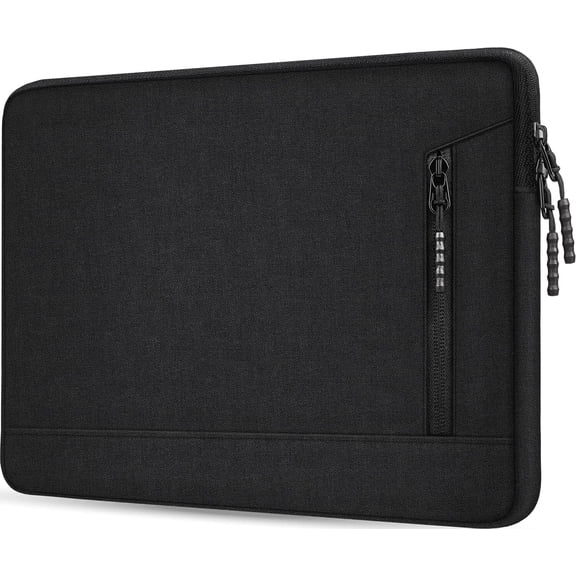 Laptop Sleeve 14 inch, Shockproof Protective Laptop Case for Apple MacBook Pro, Water Resistant Portable Monitor Computer Bag with Pockets Computer Cover for HP, , , Asus, Black