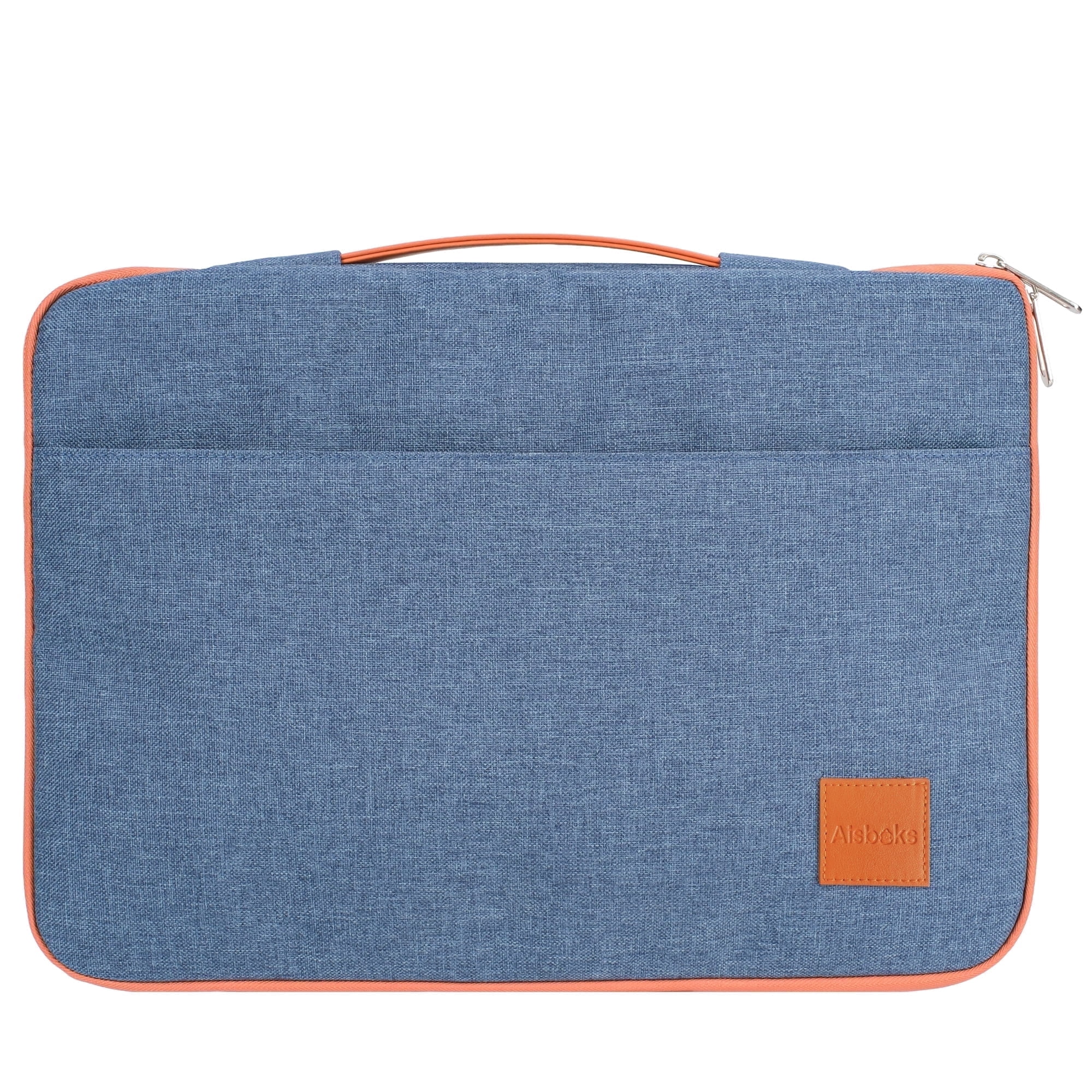 Laptop Sleeve 15.6''-17'',Zipper Laptop Bag 16'',Laptop Case Compatible with Apple MacBook,HP,Dell,Acer,Asus Notebook,Shockproof Soft Padded Cover Carrying Computer Bag,Denim Blue