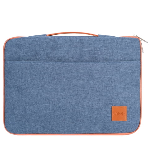 Laptop Sleeve 15.6''-17'',Zipper Laptop Bag 16'',Laptop Case Compatible with Apple MacBook,HP,Dell,Acer,Asus Notebook,Shockproof Soft Padded Cover Carrying Computer Bag,Denim Blue