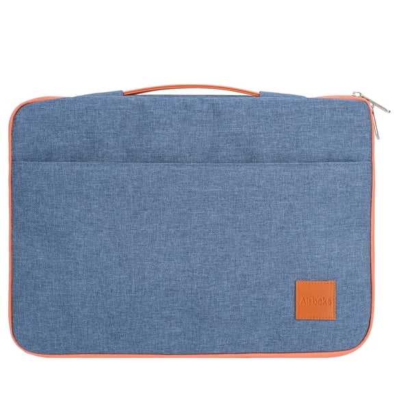Laptop Sleeve 15.6''-17'',Zipper Laptop Bag 16'',Laptop Case Compatible with Apple MacBook,HP,Dell,Acer,Asus Notebook,Shockproof Soft Padded Cover Carrying Computer Bag,Denim Blue