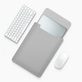 thumbnail image 1 of Laptop Sleeve 15.6 Inch Slim Protective Case | Waterproof Polyester | Fits 14-15.6 Inch Laptops | Gray, 1 of 8