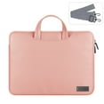 thumbnail image 1 of Laptop Sleeve Bag 13 14 15.6 16 Inch Notebook Pouch for Macbook Asus HP Dell Acer Shockproof Briefcase Travel Business Men Case (Rose Gold,15 15.6 inch), 1 of 7