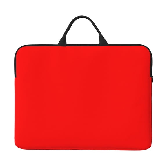 Laptop Sleeve Bag 14 Inch Waterproof Protective Computer Carrying Case With Handle Women Men Travel Commuter Essential Red