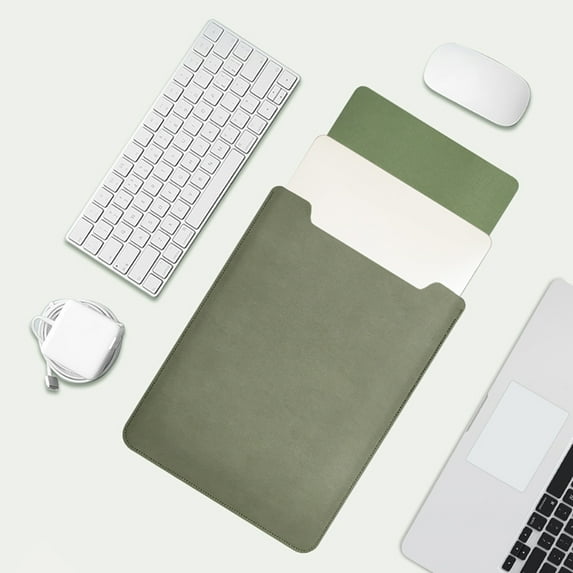 Laptop Sleeve Bag Case for Apple Macbook Air Pro 13 M1 M2 2020 Notebook Sleeve Bag for ASUS 11 12 13.3 14 15 15.6 16 Case (Green,13.6 to 14 inches)