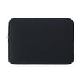 thumbnail image 1 of Laptop Sleeve Bag Compatible with 12-15.6 inch MacBook Pro, MacBook Air, Notebook Computer, Water Repellent Polyester Vertical Protective Case,Black Soft Cover Protective Case Zipper Carrying Bag, 1 of 7