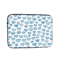 thumbnail image 1 of Laptop Sleeve Bag Compatible For iPad MacBook Air Pro Tablet Computer PC notebook Protective Fit in 10/12/13/14/15/16/17 inch Size Blue Heart (2), 1 of 5